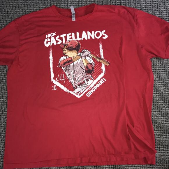 Other - Cincinnati Reds Nick Castellanos Tee Shirt 3XL